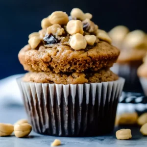 Peanut Butter Banana Muffins