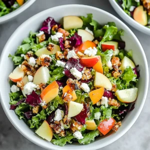 Delicious Fresh Fall Salad with Apple Cider Vinaigrette