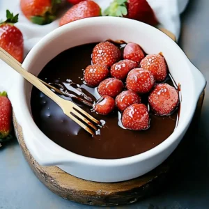 Quick & Easy Chocolate Fondue