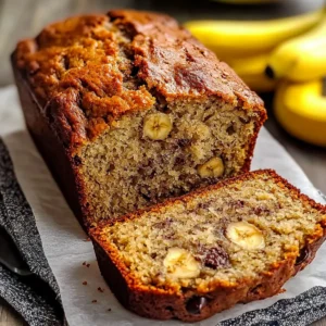 Decadent Classic Southern Banana Bread with Chocolate Chips