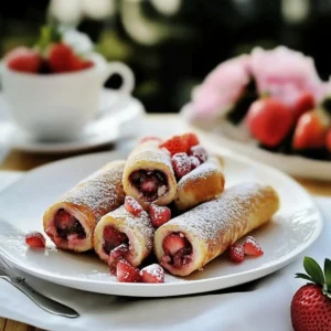 Delicious Strawberry Nutella French Toast Roll Ups for Romantic Valentine’s Brunch Inspiration