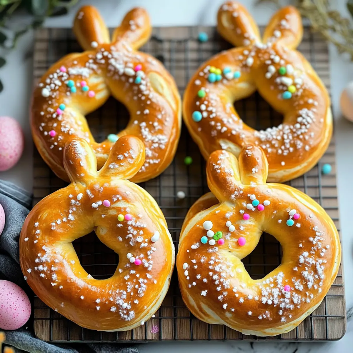 Easter Bunny Soft Pretzels