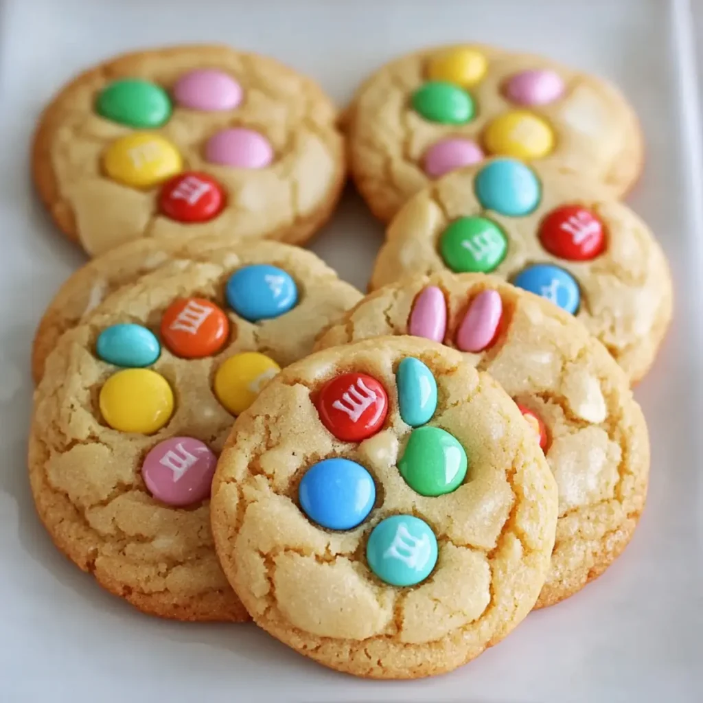 Irresistible M&M Bunny Cookies