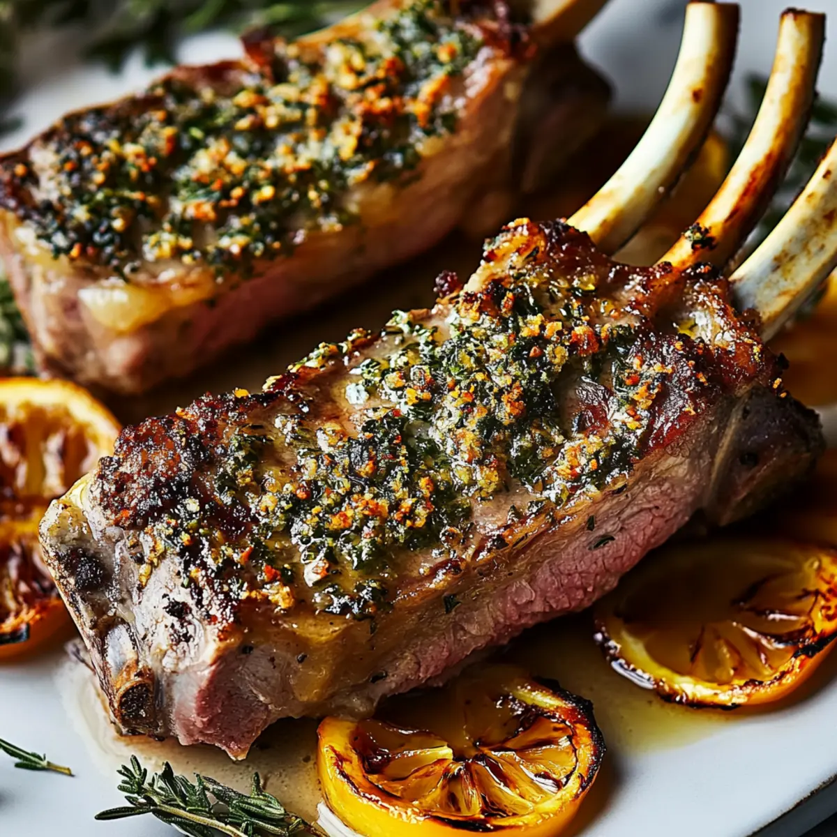 Herb-Crusted Rack of Lamb