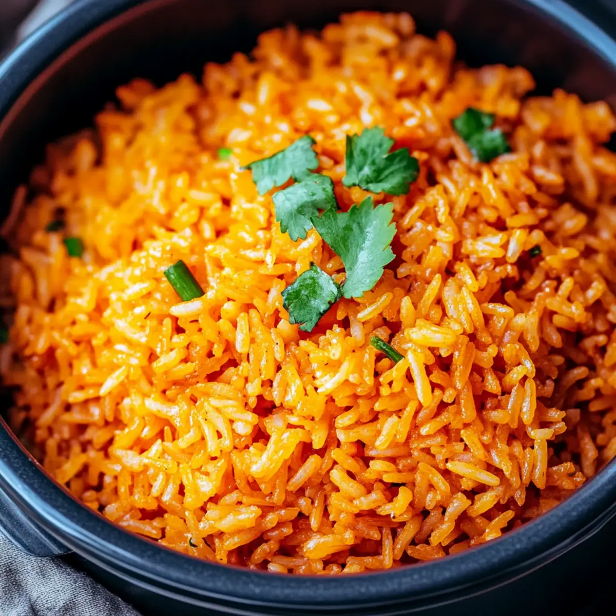 Spanish Rice in Rice Cooker