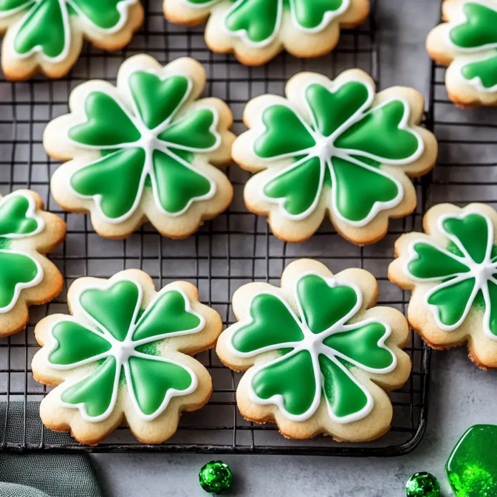 St. Patrick's Day Shamrock Cookies
