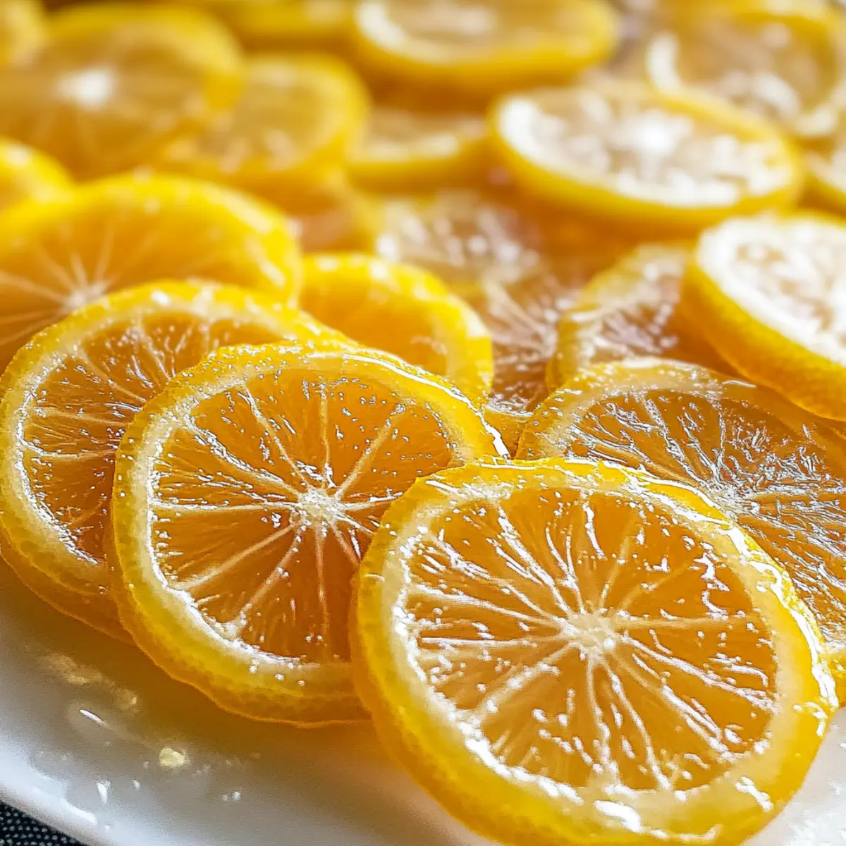 Candied Lemon Slices