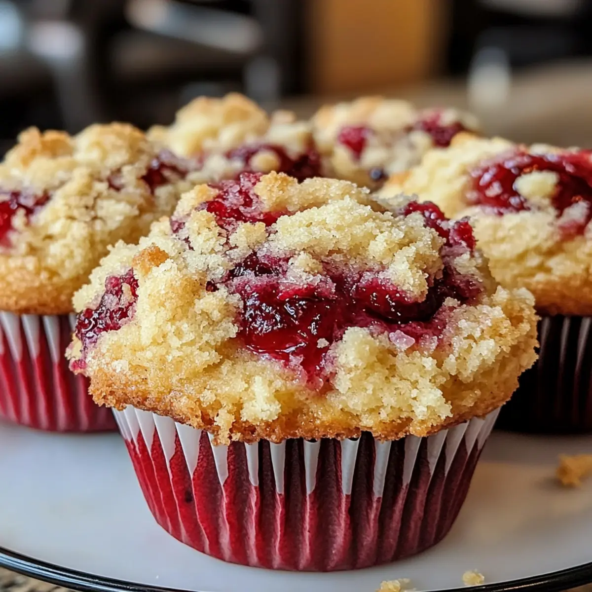 Cherry Cobbler Muffins